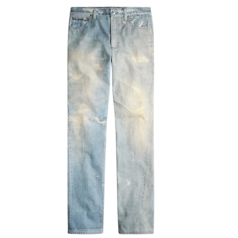 J.Crew Point Sur Printed-on Distressed Loose Straight Jean Size 32 NWT